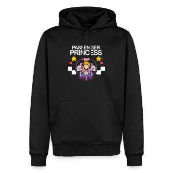 Passagier Prinzessin Car Racer - Männer Premium Bio Hoodie - Schwarz - Vorne - Nico (187cm)