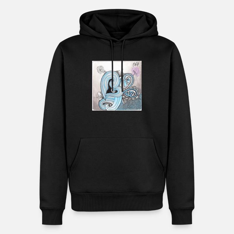 Wirrwarr 39 - Männer Premium Bio Hoodie - Schwarz