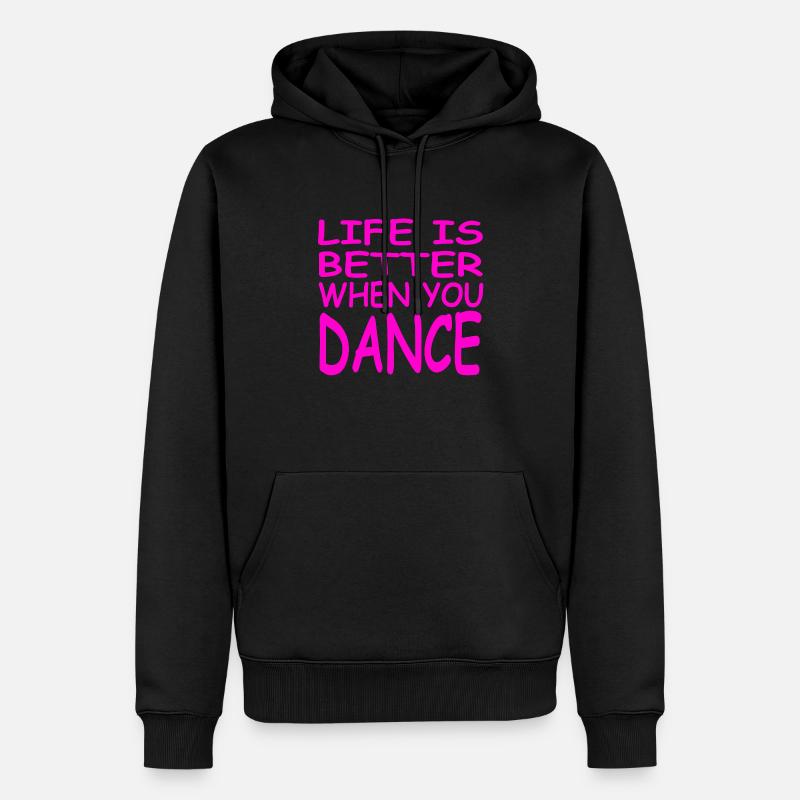 Tanzen - Männer Premium Bio Hoodie - Schwarz
