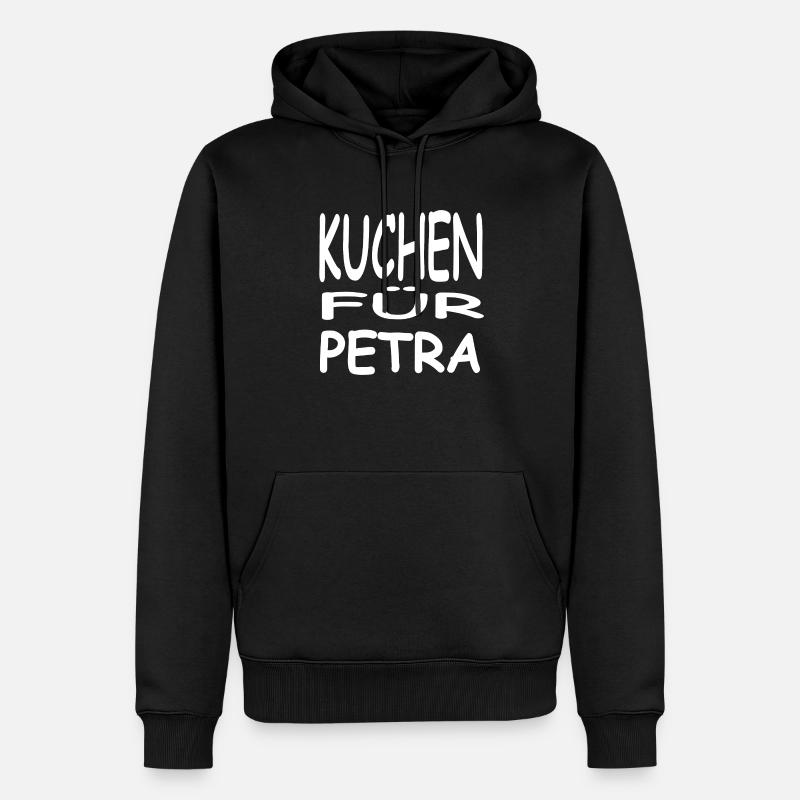 Kuchen - Männer Premium Bio Hoodie - Schwarz
