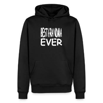 Granny - Men’s Premium Organic Hoodie - black - Front - Nico (187cm)