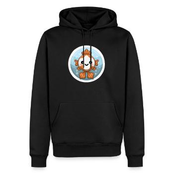 Clownfisch-Liebhaber - Männer Premium Bio Hoodie - Schwarz - Vorne - Nico (187cm)