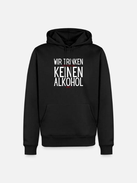 Nonalcoholic? Look twice! - Men’s Premium Organic Hoodie - black