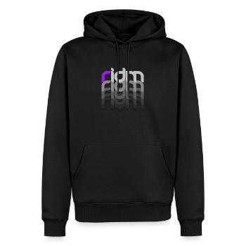 ridm fading - Männer Premium Bio Hoodie - Schwarz - Vorne - Nico (187cm)