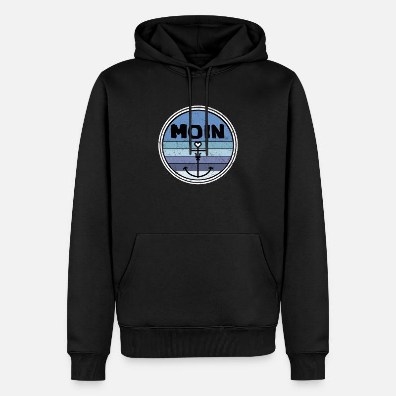 Moin Cadeau Nordique - Sweat à capuche Premium bio Homme - noir