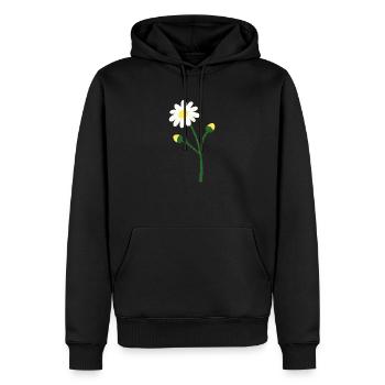 Löwenzahn - Männer Premium Bio Hoodie - Schwarz - Vorne - Nico (187cm)