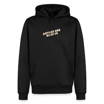 Autocross en Allemagne, Italie, France - Sweat à capuche Premium bio Homme - noir - Devant - Nico (187cm)