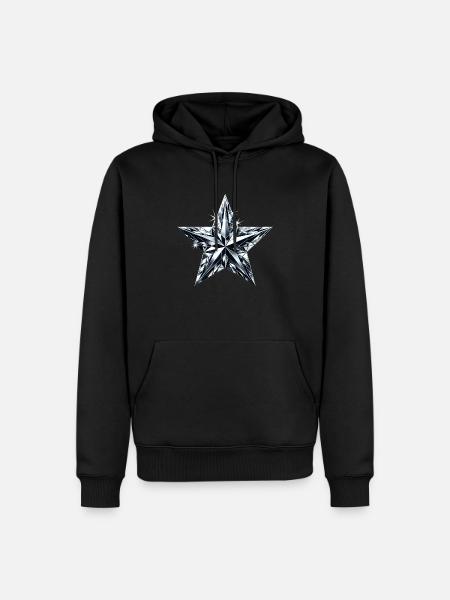 Diamond Shining Star - Men’s Premium Organic Hoodie - black