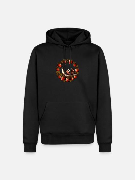Cute Snail - Men’s Premium Organic Hoodie - black