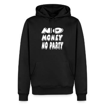 Parti - Sweat à capuche Premium bio Homme - noir - Devant - Nico (187cm)