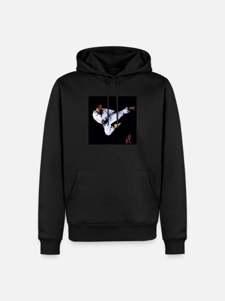 0575A74E 5AC2 4FC0 9C3F 142D538BFF98 Original - Sweat à capuche Premium bio Homme - noir