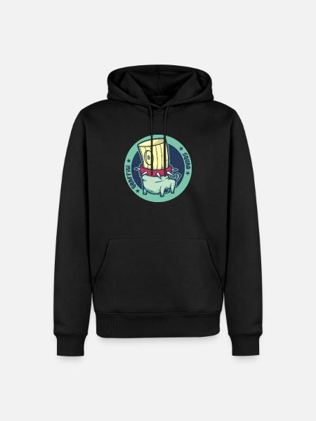 Escouade Graffiti 12 - Sweat à capuche Premium bio Homme - noir