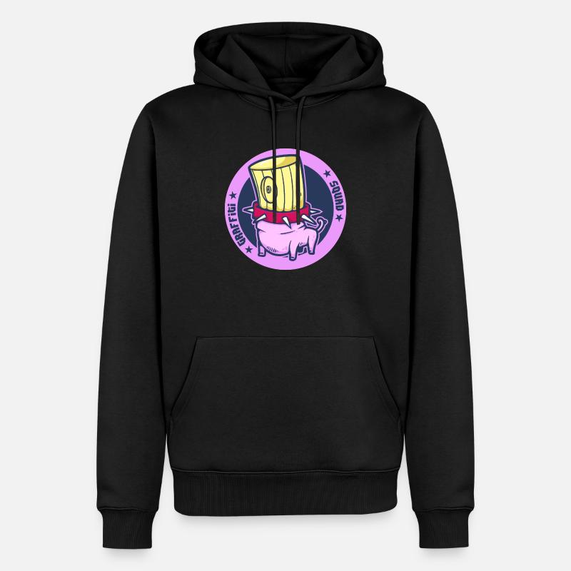 Escouade Graffiti 6 - Sweat à capuche Premium bio Homme - noir