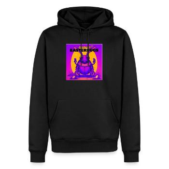 Osterwünsche - Männer Premium Bio Hoodie - Schwarz - Vorne - Nico (187cm)