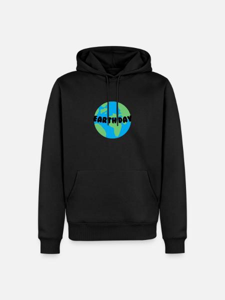 Earth Day - Men’s Premium Organic Hoodie - black