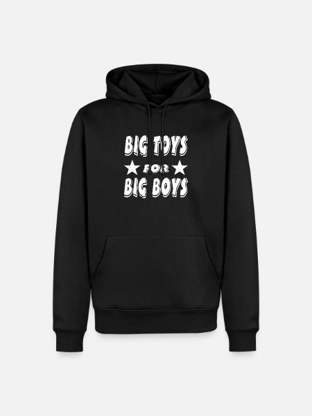 Truck - Männer Premium Bio Hoodie - Schwarz