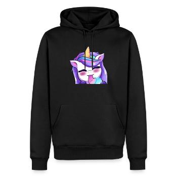 Lyaschlecki - Männer Premium Bio Hoodie - Schwarz - Vorne - Nico (187cm)