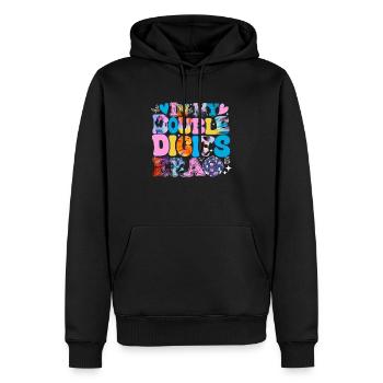 In My Double Digits Era Funny 10th Birthday Girl - Men’s Premium Organic Hoodie - black - Front - Nico (187cm)