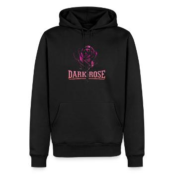 Blumen Frauen Frauenpower Design Kunst Weiblicher Stil - Männer Premium Bio Hoodie - Schwarz - Vorne - Nico (187cm)