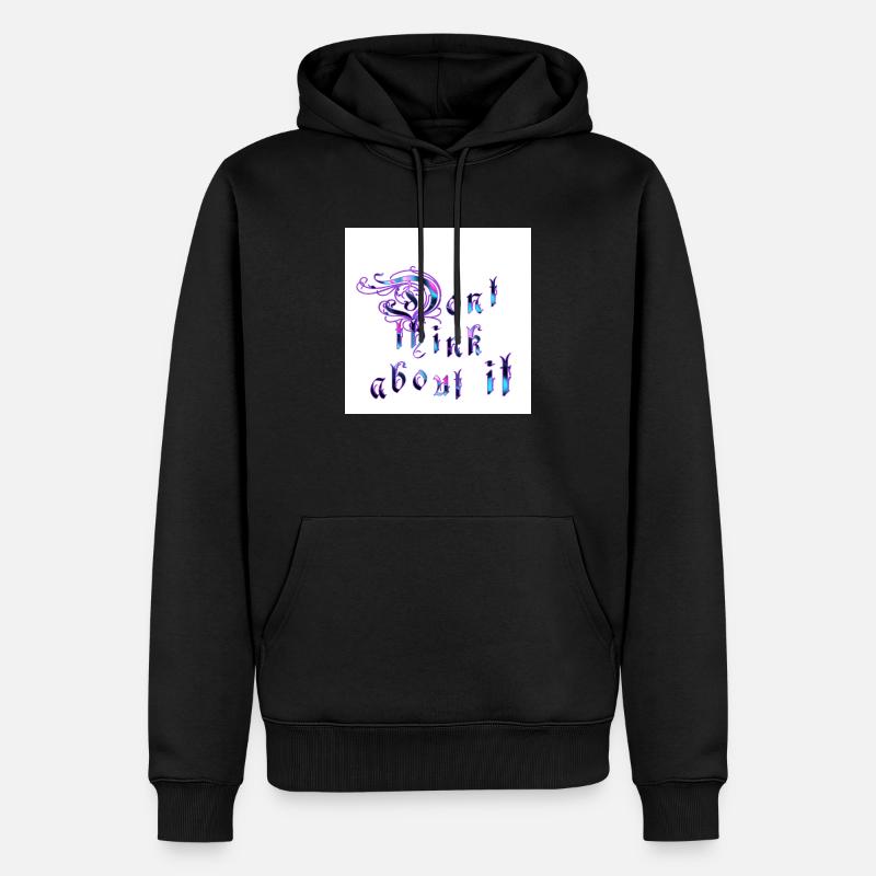 Logo 2 - Männer Premium Bio Hoodie - Schwarz