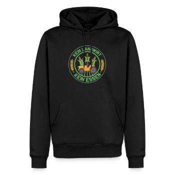 Kein Landwirt Kein Essen Bauer Bauernhof - Männer Premium Bio Hoodie - Schwarz - Vorne - Nico (187cm)