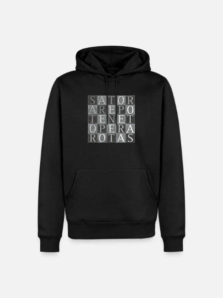 Sator Arepo - Men’s Premium Organic Hoodie - black