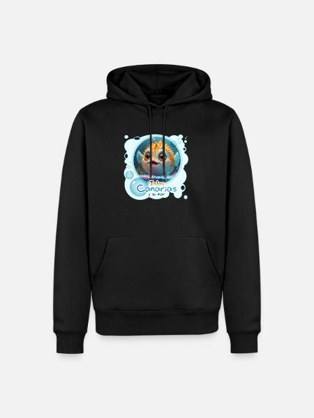 Kugelfisch - Männer Premium Bio Hoodie - Schwarz