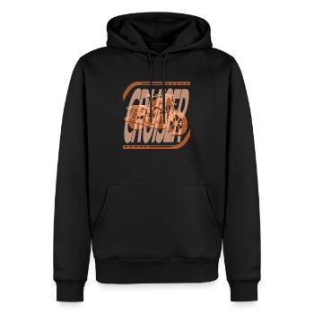 Daystar Cruiser - Men’s Premium Organic Hoodie - black - Front - Nico (187cm)