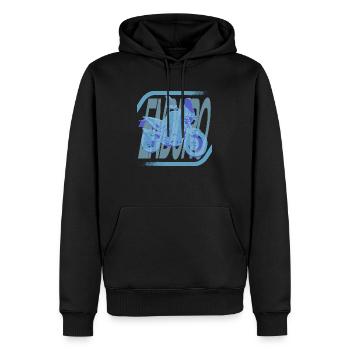 Escape Enduro - Men’s Premium Organic Hoodie - black - Front - Nico (187cm)
