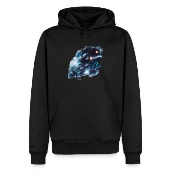 Diplomatische Missionen im All - Männer Premium Bio Hoodie - Schwarz - Vorne - Nico (187cm)