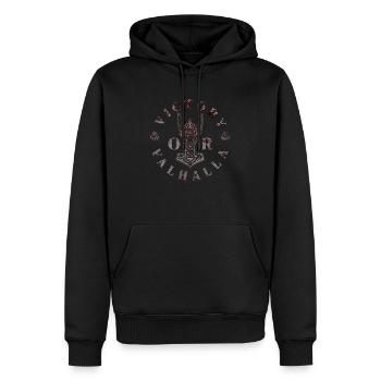 Wikinger norden valhalla schweden skandinavien flaga - Männer Premium Bio Hoodie - Schwarz - Vorne - Nico (187cm)