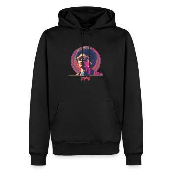 Schwuler Junge 2 - Männer Premium Bio Hoodie - Schwarz - Vorne - Nico (187cm)