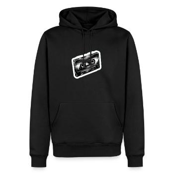 Band - Männer Premium Bio Hoodie - Schwarz - Vorne - Nico (187cm)