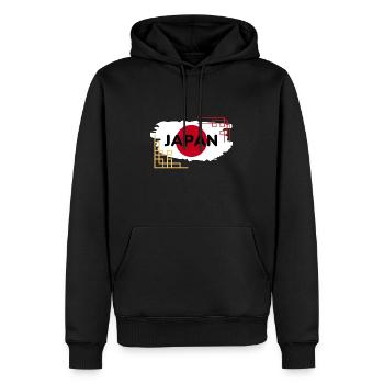 Japan, Reise, Fan, Anime - Männer Premium Bio Hoodie - Schwarz - Vorne - Nico (187cm)
