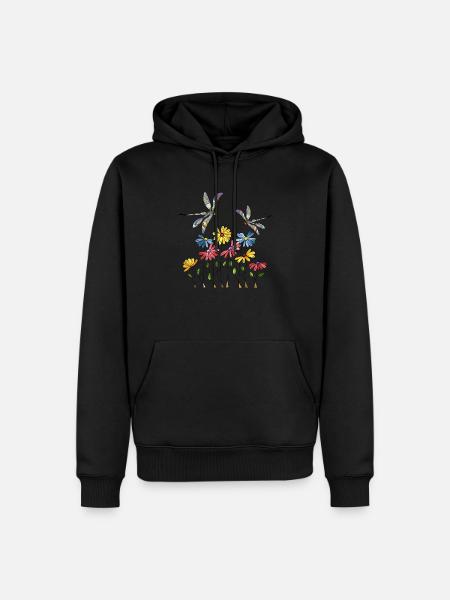Important - Sweat à capuche Premium bio Homme - noir