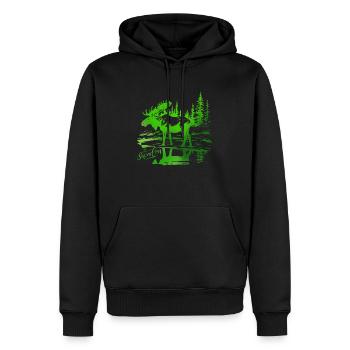 Sweden Sweden Viking Norden Scandinavia Midsummer - Men’s Premium Organic Hoodie - black - Front - Nico (187cm)
