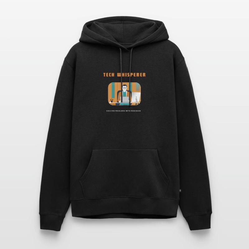 Tech Whisperer Solving Problems Men’s Premium Organic Hoodie
