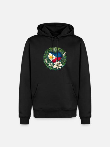 Philippines - Men’s Premium Organic Hoodie - black