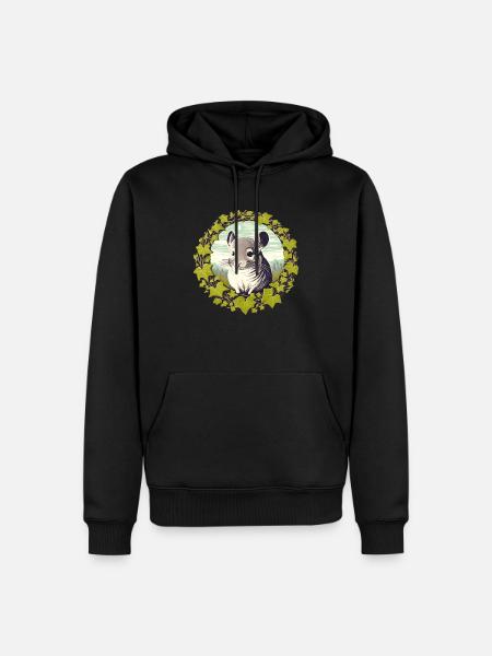 Chinchilla - Men’s Premium Organic Hoodie - black