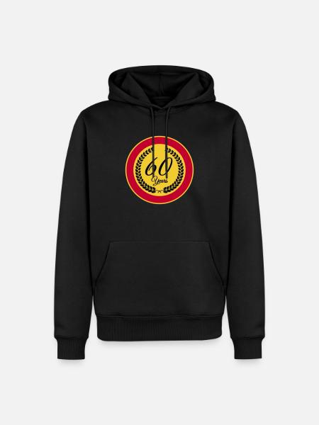 60 years - Men’s Premium Organic Hoodie - black