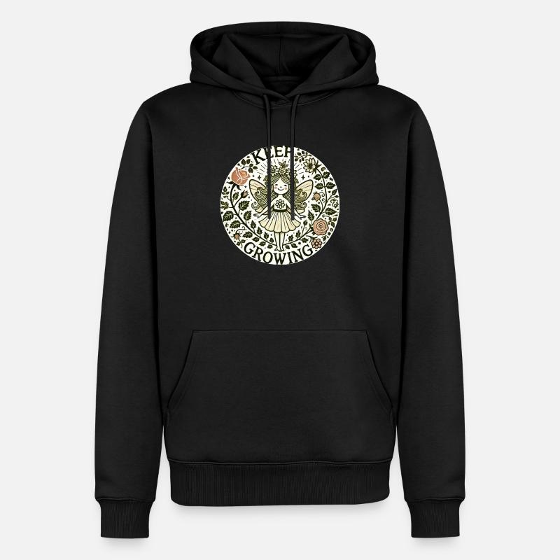 Continuez à grandir - Sweat à capuche Premium bio Homme - noir