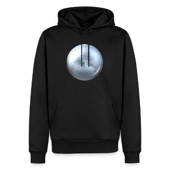 silver bullet - Men’s Premium Organic Hoodie - black - Front - Nico (187cm)