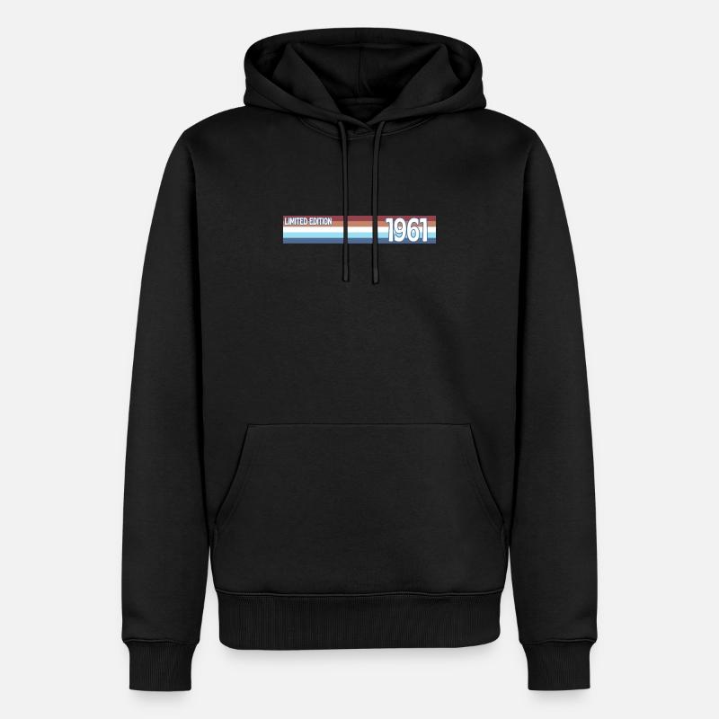 rétro 1961 limited edition - Sweat à capuche Premium bio Homme - noir
