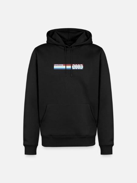 Retro 2003 Limited Edition - Men’s Premium Organic Hoodie - black