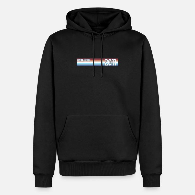 rétro 2011 limited edition - Sweat à capuche Premium bio Homme - noir