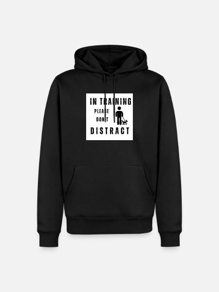 Dog training - Men’s Premium Organic Hoodie - black