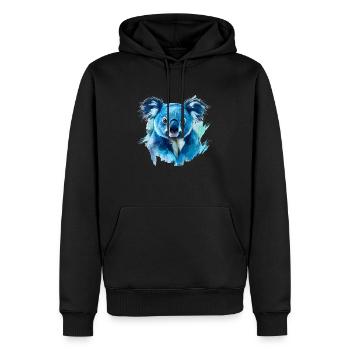 The koala, often mistakenly referred to as a bear - Men’s Premium Organic Hoodie - black - Front - Nico (187cm)