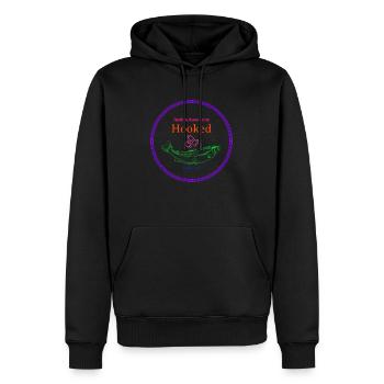 La sensibilisation à l’autisme s’appuie sur la gentillesse - Sweat à capuche Premium bio Homme - noir - Devant - Nico (187cm)