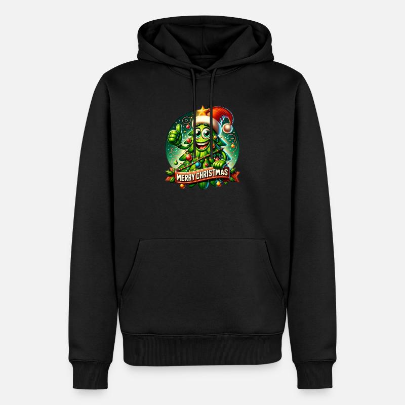 Le sapin de noel - Sweat à capuche Premium bio Homme - noir