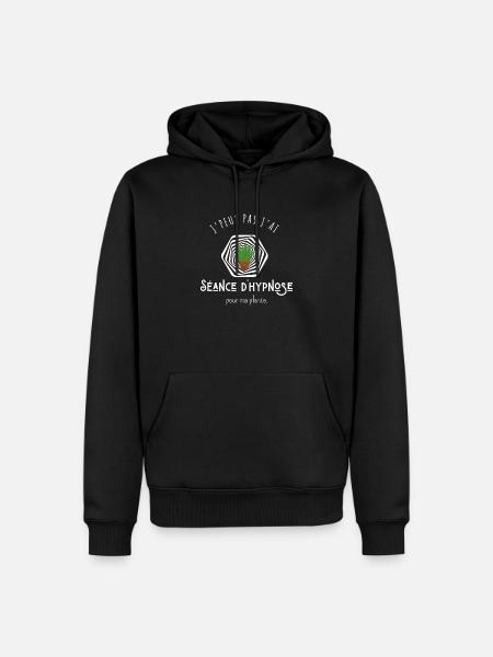 I can't I have a hypnosis session for my plant - Men’s Premium Organic Hoodie - black